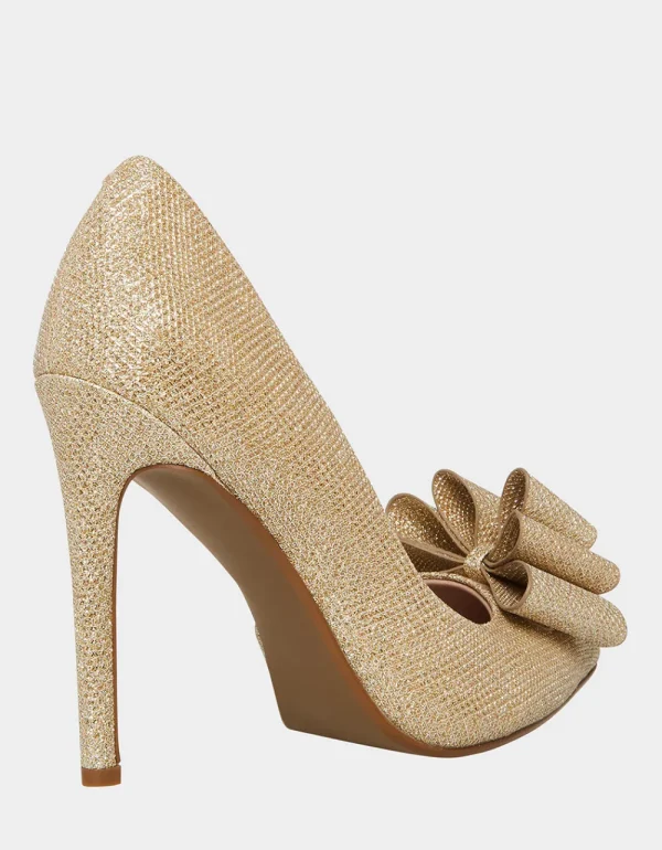 Betsey Johnson Prince Gold New