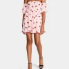 Betsey Johnson Pucker Up Mini Dress Pink Cheap