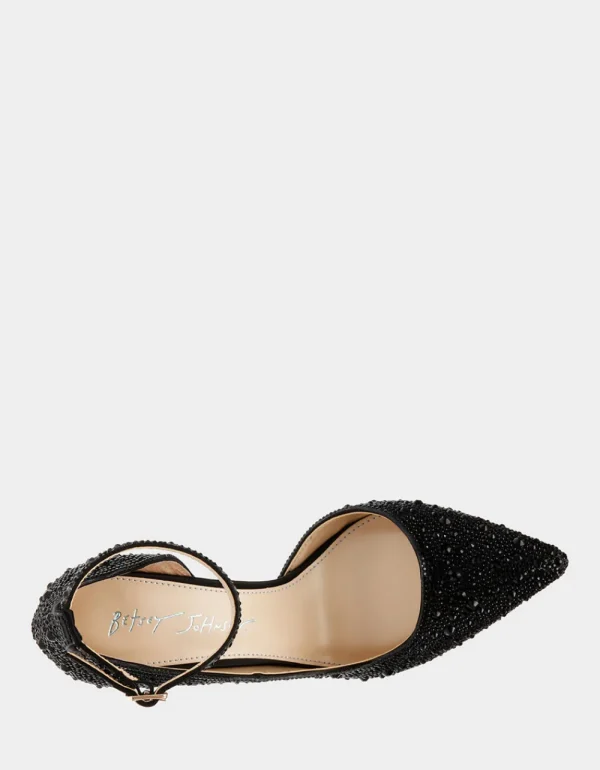 Betsey Johnson Ramsy Black New