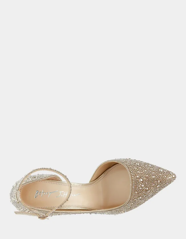 Betsey Johnson Ramsy Gold Flash Sale