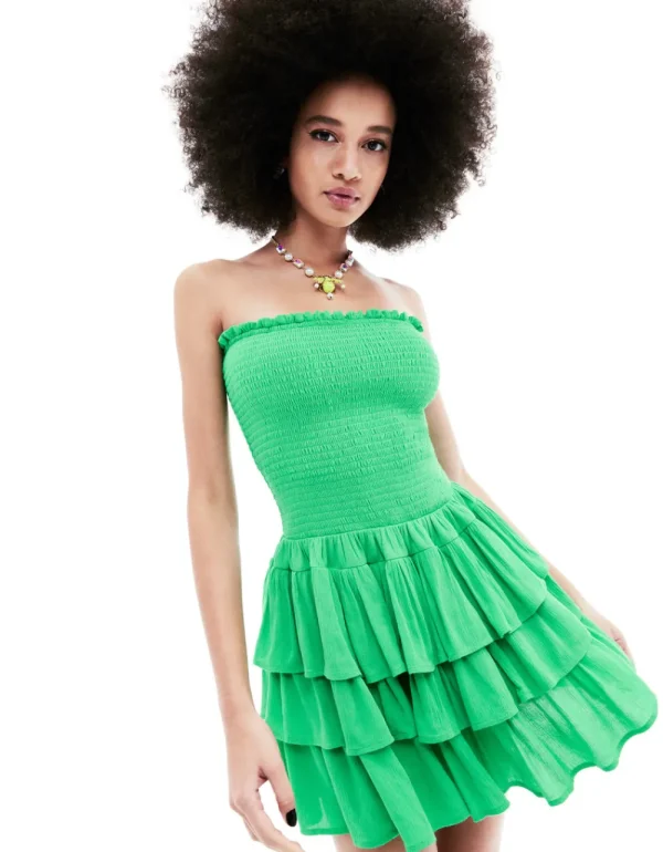 Betsey Johnson Rosie Mini Dress Green Flash Sale