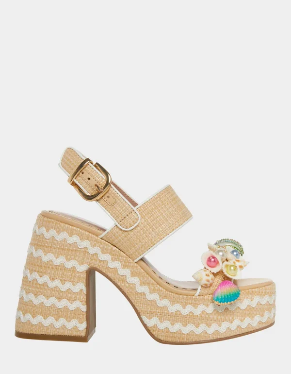 Betsey Johnson Shellie Natural Multi Fashion