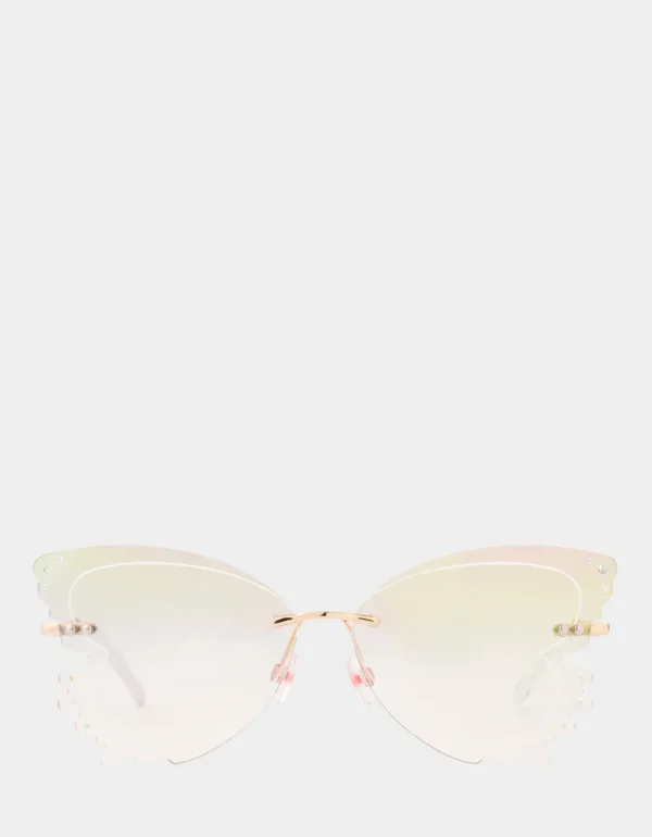 Betsey Johnson Take Flight Sunglasses Iridescent Store