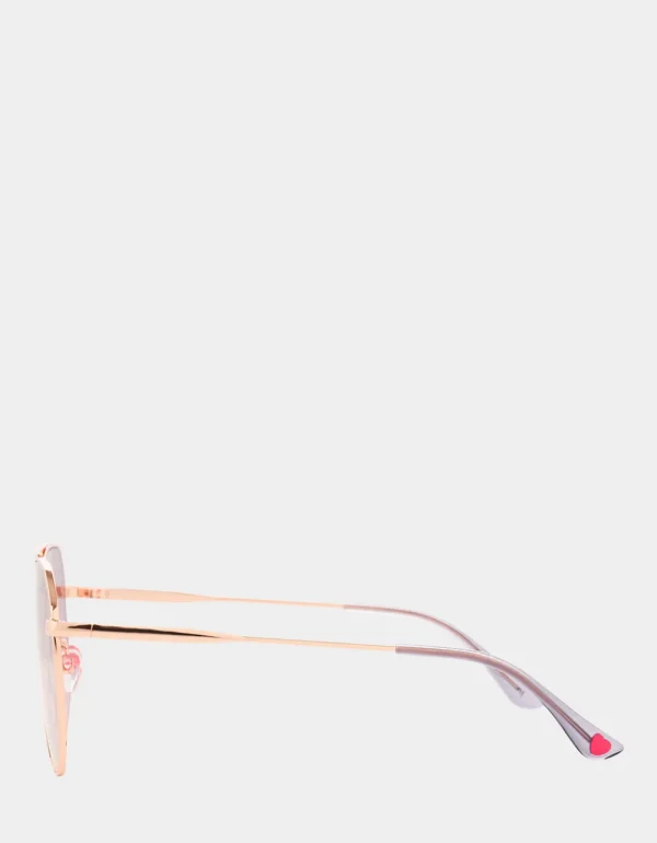 Betsey Johnson The Fine Print Sunglasses Gold Discount