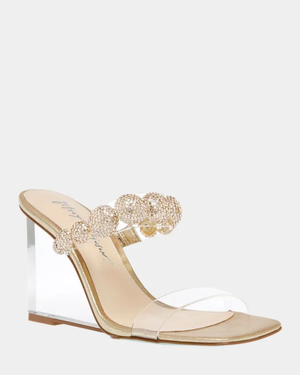 Betsey Johnson Troy Gold Flash Sale
