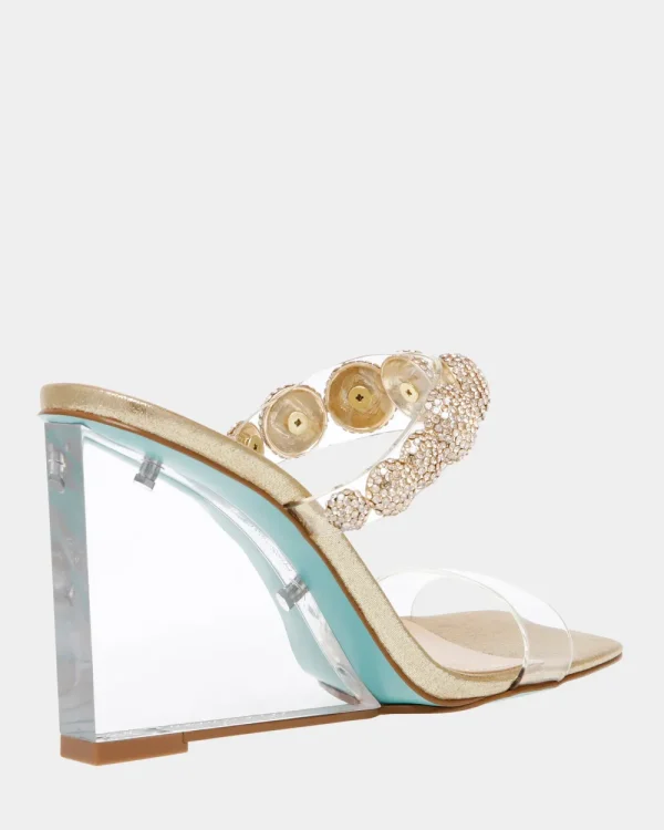 Betsey Johnson Troy Gold Flash Sale