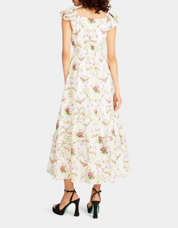 Betsey Johnson Vine And Dine Maxi Dress White Store