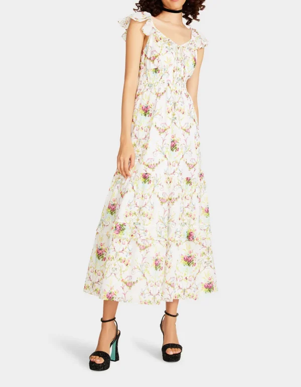 Betsey Johnson Vine And Dine Maxi Dress White Store