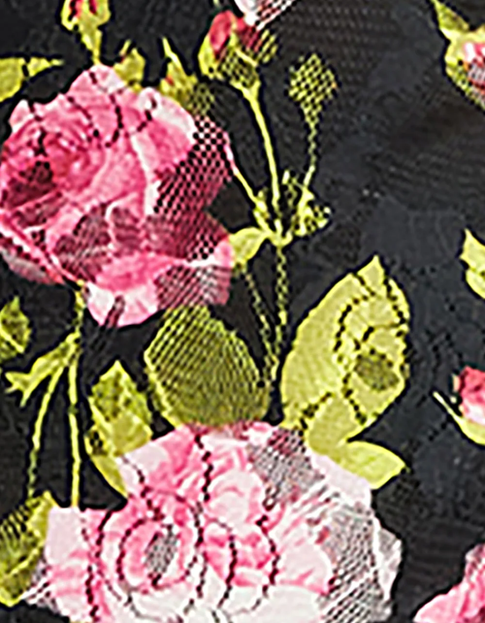 vintage_floral_mini_dress_8.webp Betsey Johnson Vintage Floral Mini Dress Black Flash Sale