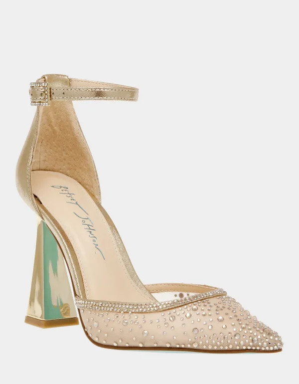 Betsey Johnson Viola Dusty Gold Flash Sale