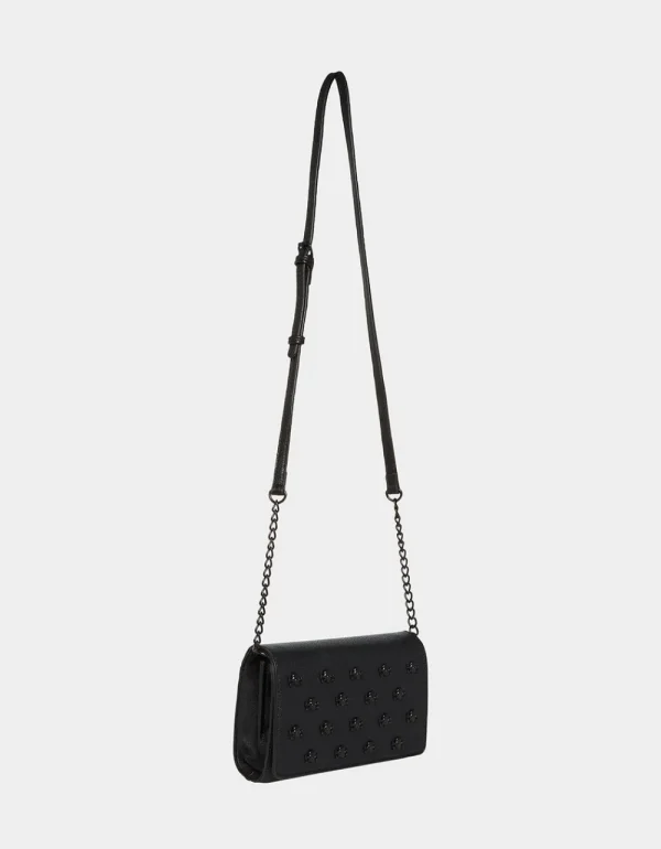 Betsey Johnson Xo Skull Crossbody Black Sale