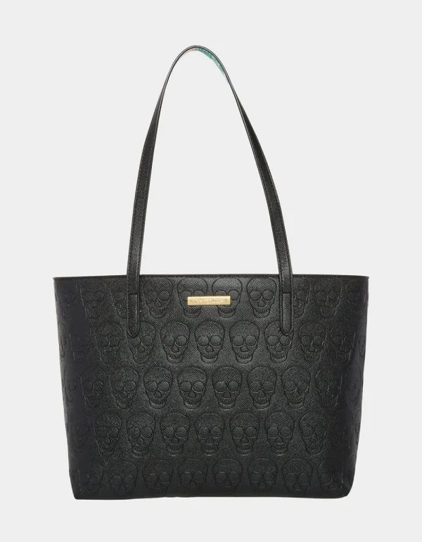 Betsey Johnson Xo Skull Tote Black Discount